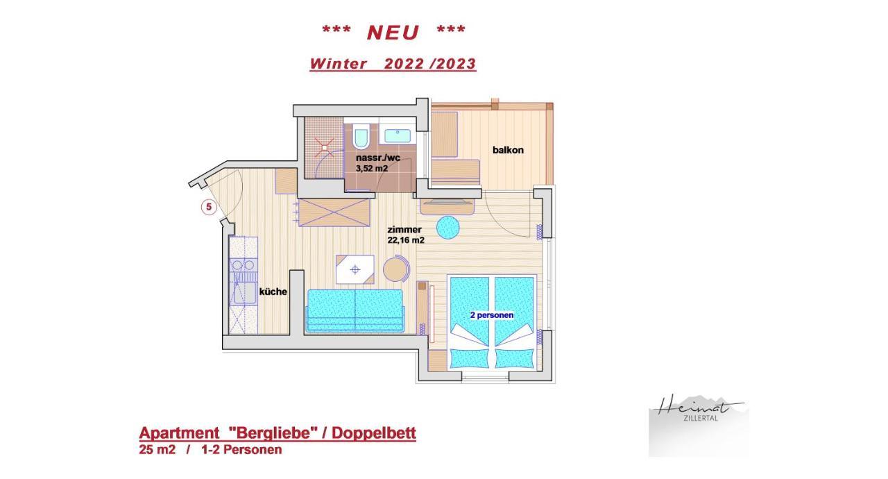 Heimat Apartments - Zillertal Gerlos Exteriér fotografie